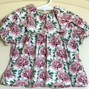 12-18 Kate Quinn Peony Print Bamboo Top